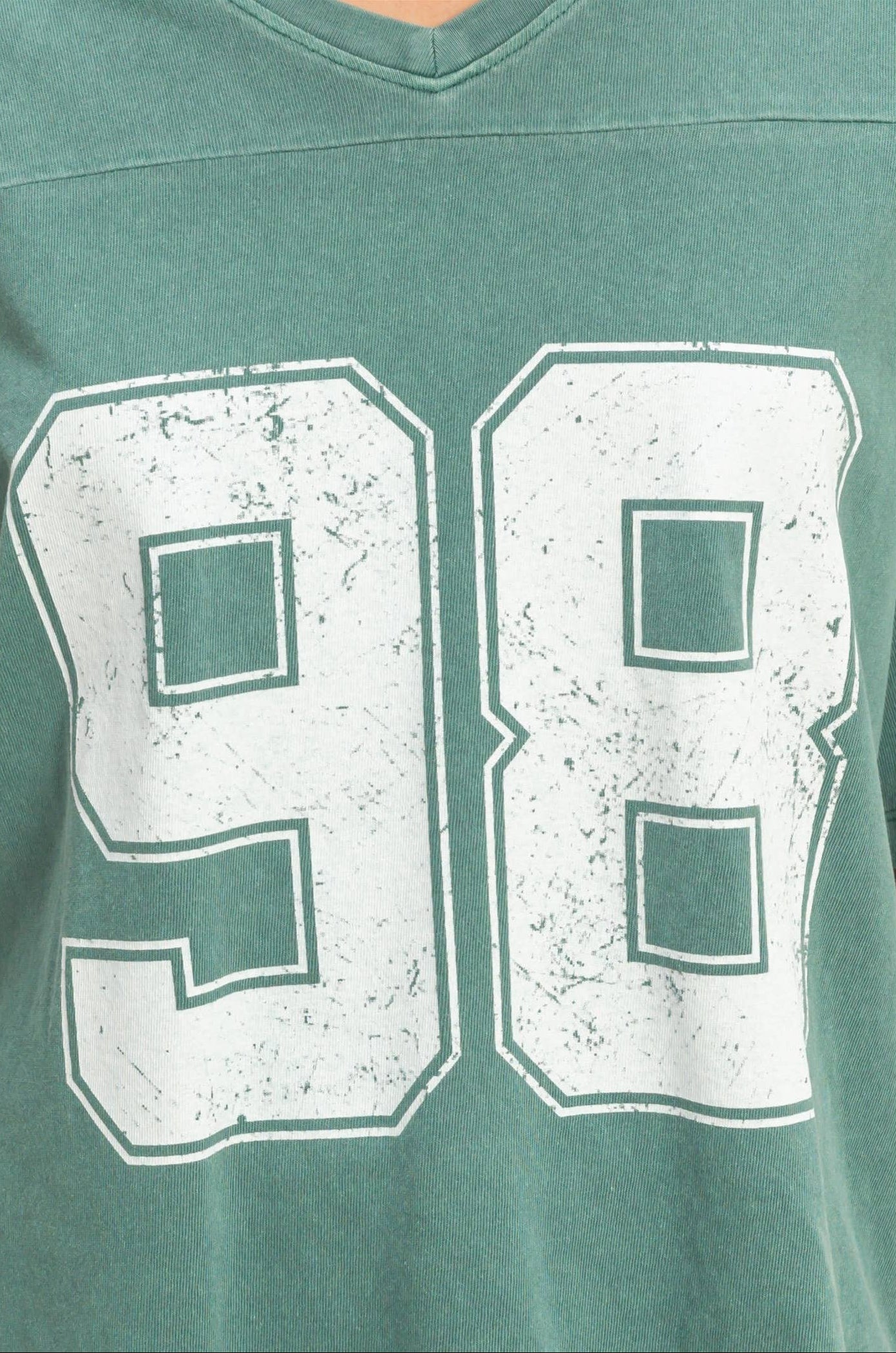 Retro Green Varsity Tee