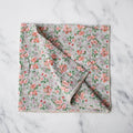 Rose Garden Scarf - Sage/Coral