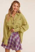 Sage Breeze Button Down