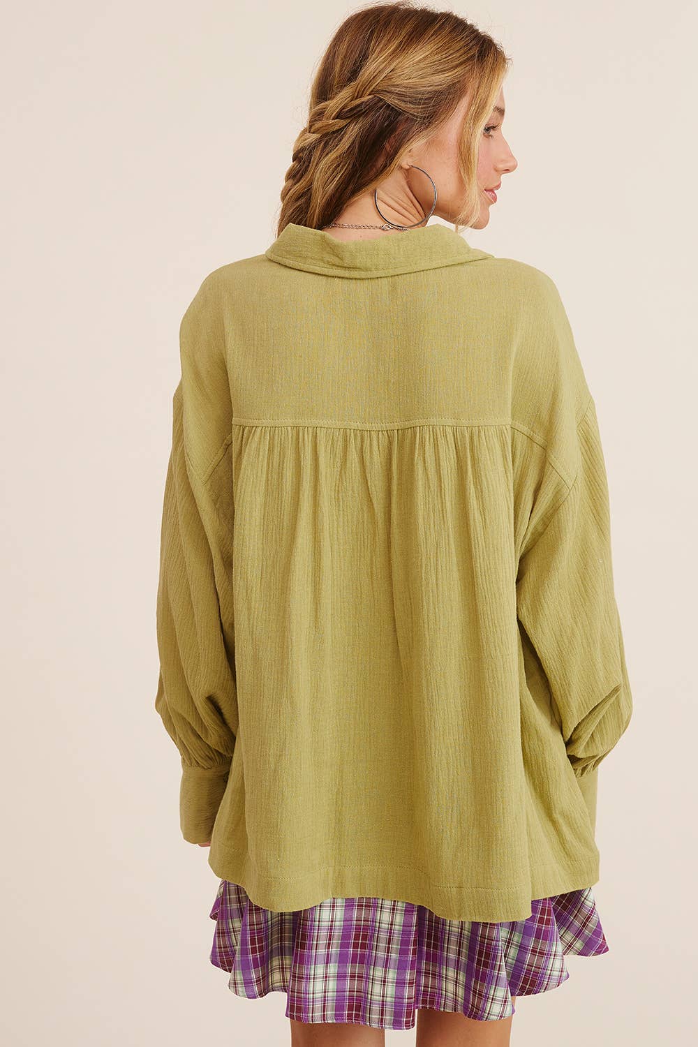 Sage Breeze Button Down