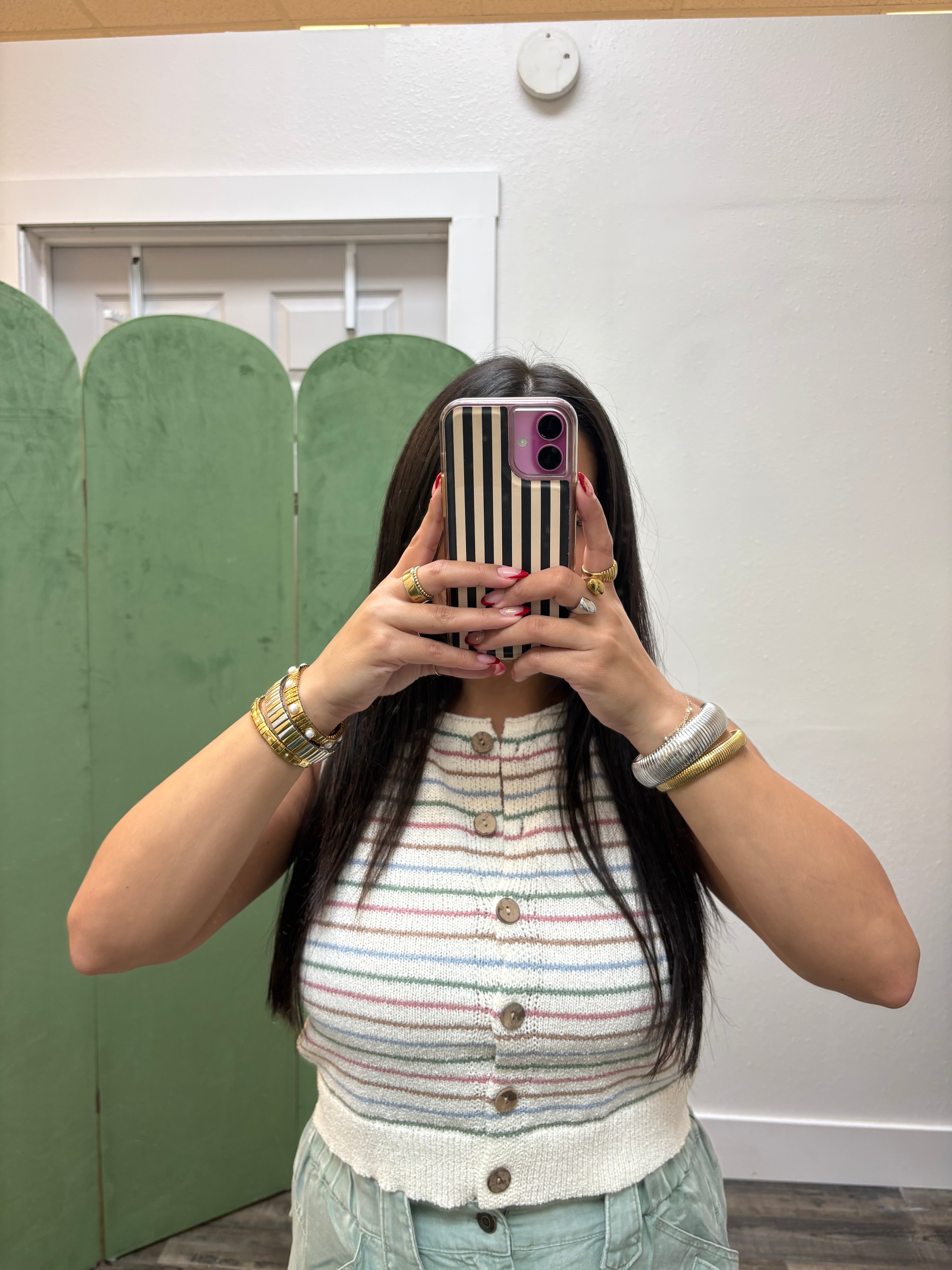 Seaside Stripe Knit Top