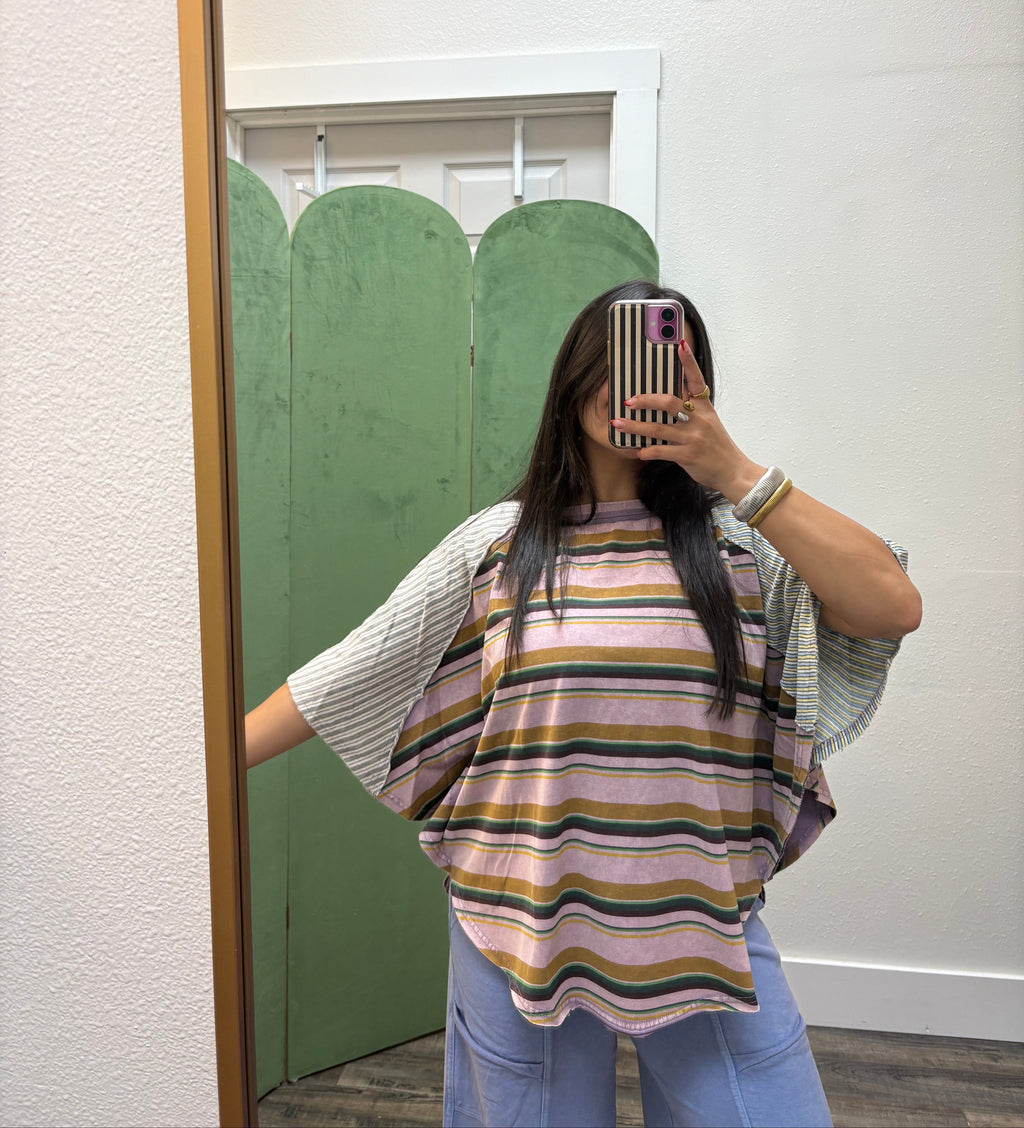 Seeing Stripes Flowy Tee