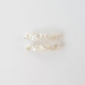 Wavy Hair Pin Set - Cream