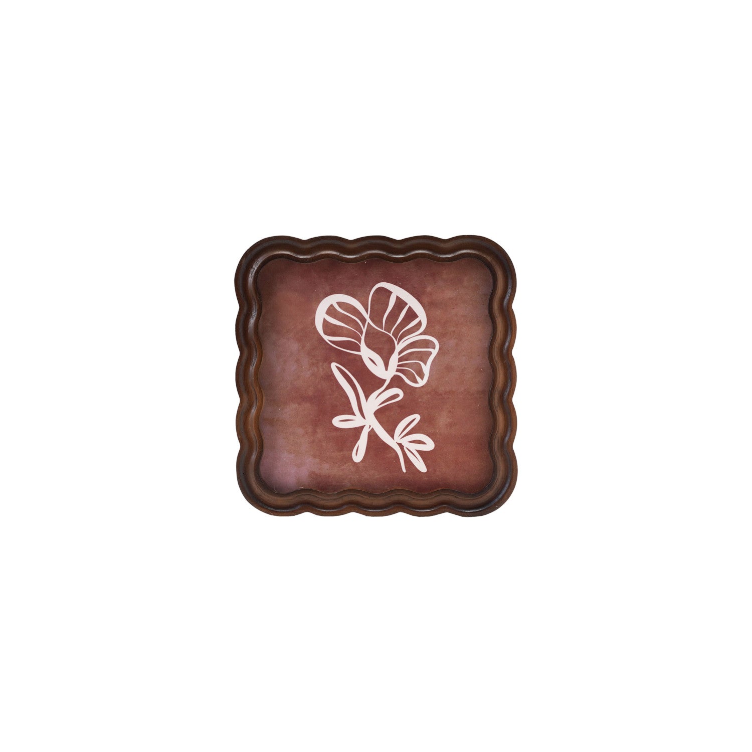 Wooden Scalloped Frame
