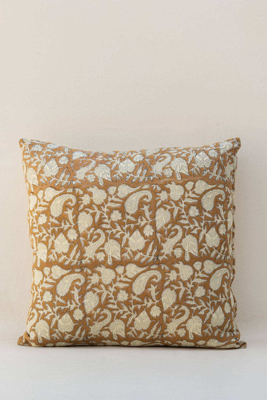 Floral Blockprint Pillow