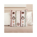 20" Cotton Pillow w/ Embroidery