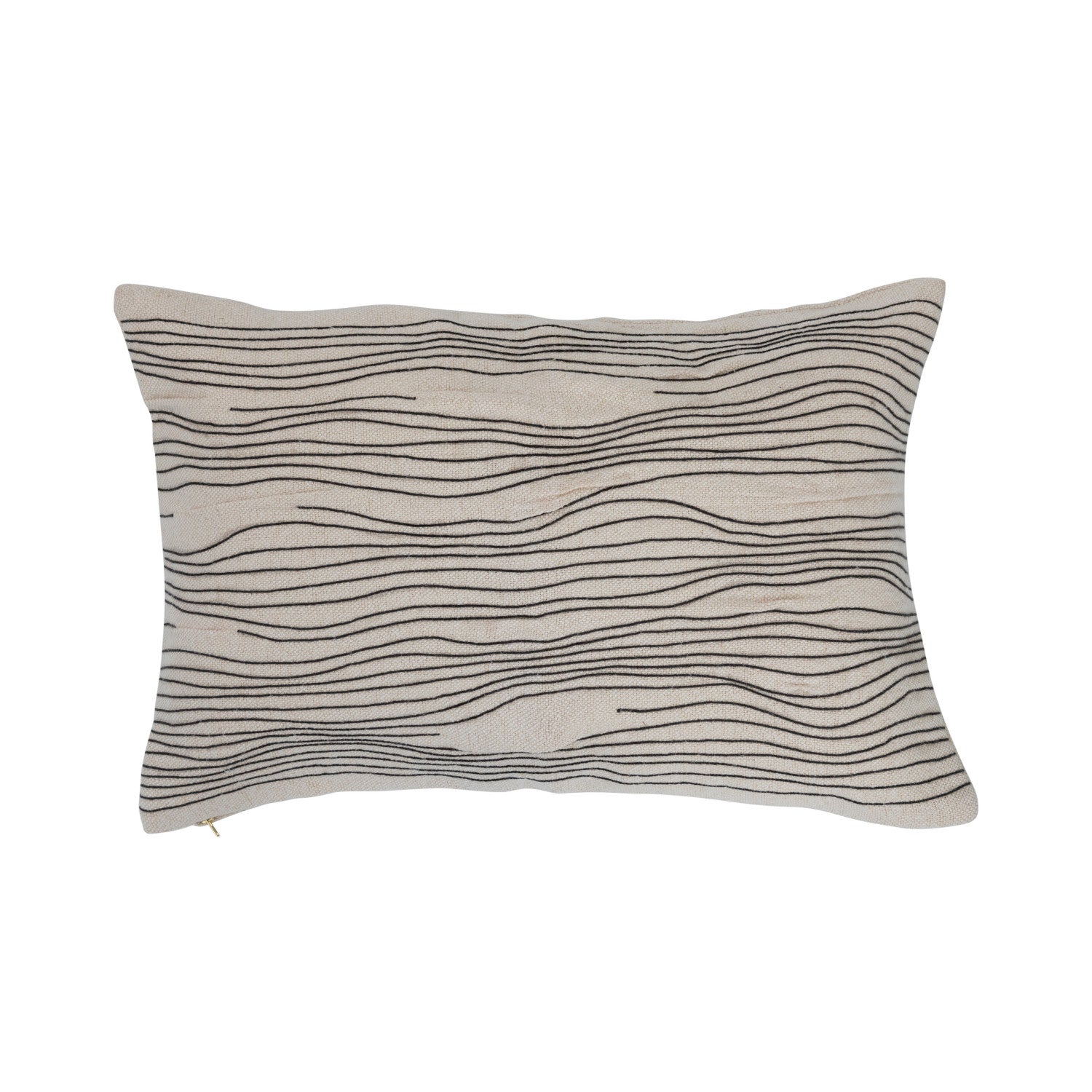 Cotton & Jute Lumbar Pillow