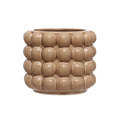 Stoneware Planter With Raised Dots