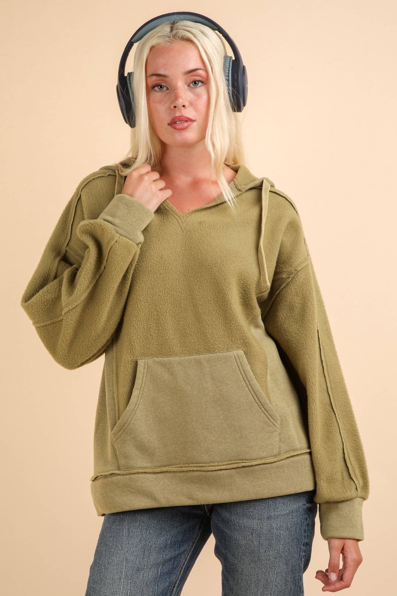 Mineral Washed Oversized Hoodie