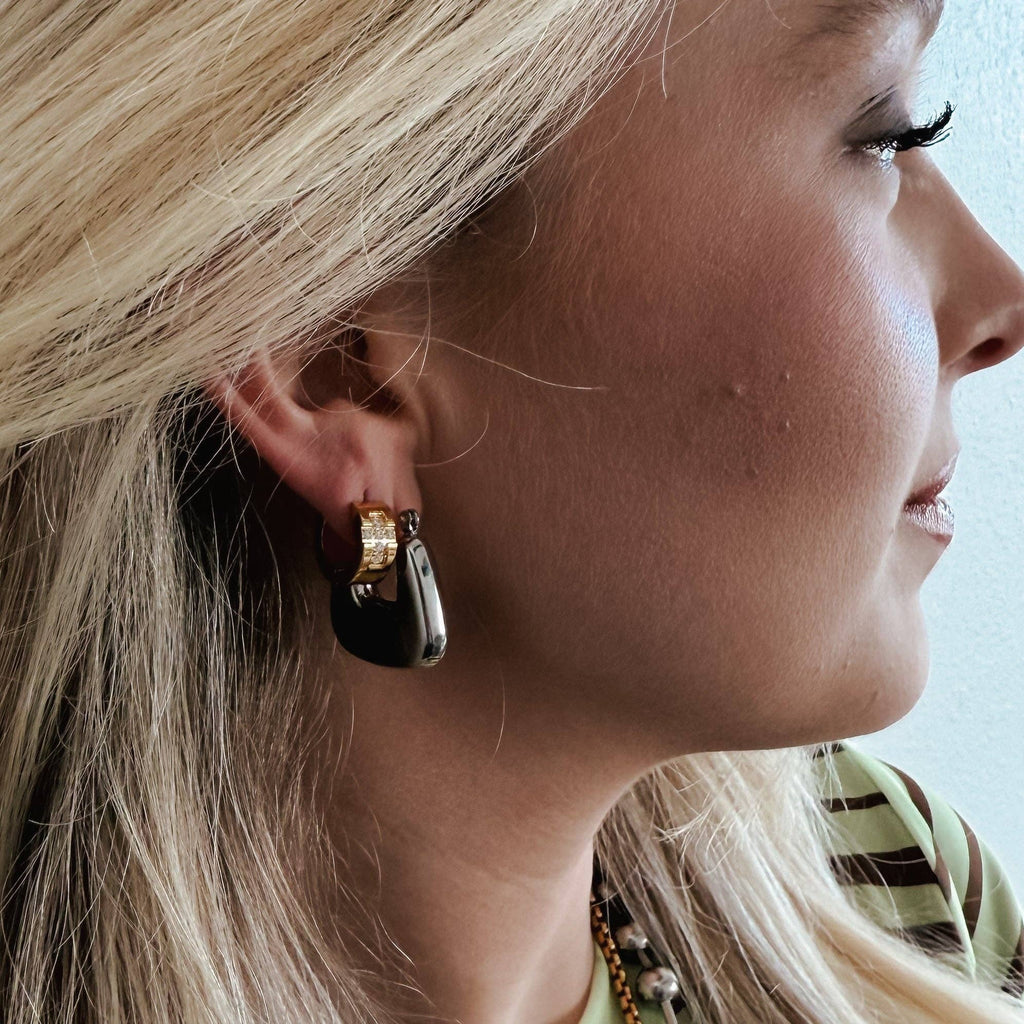 Edma U-Hoop Earrings