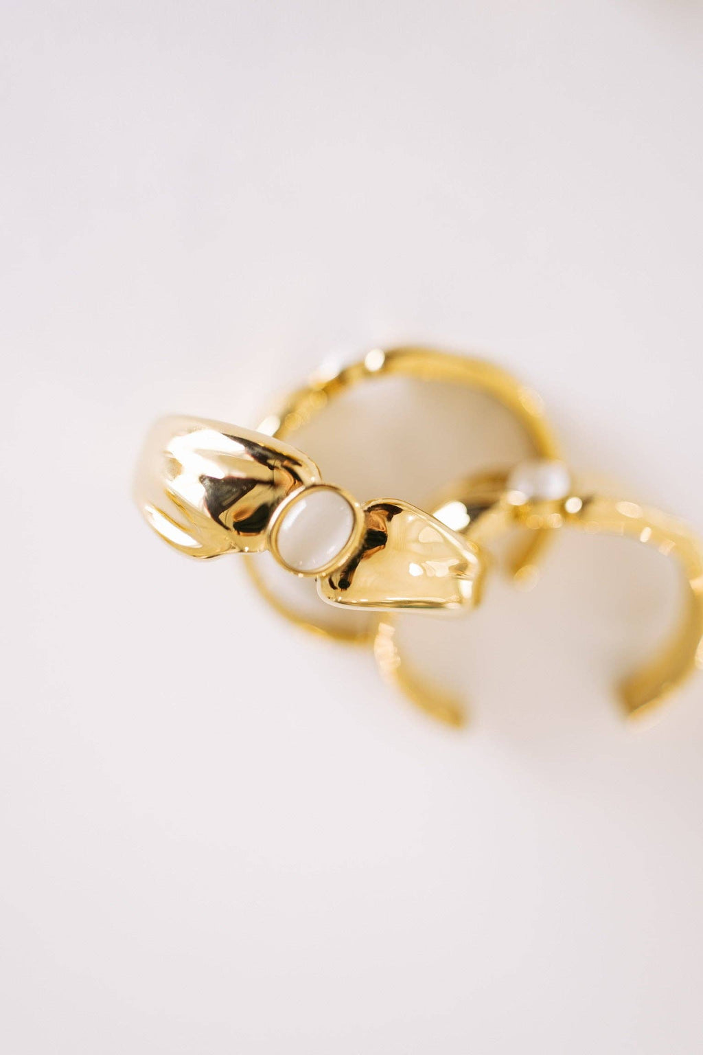 Beverly Gold Stone Cuff